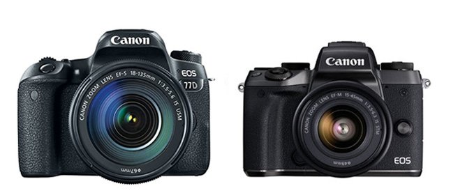 Canon 77D vs Canon M5 - Comparison | Smashing Camera